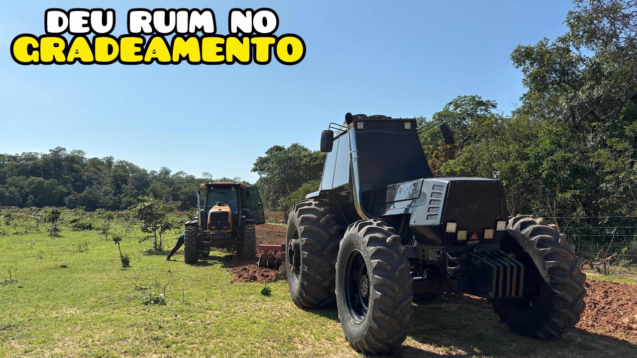 DEU RUIM NO AGRALE NO GRADEAMENTO // FIQUEI DE IMPRESSIONADO!
