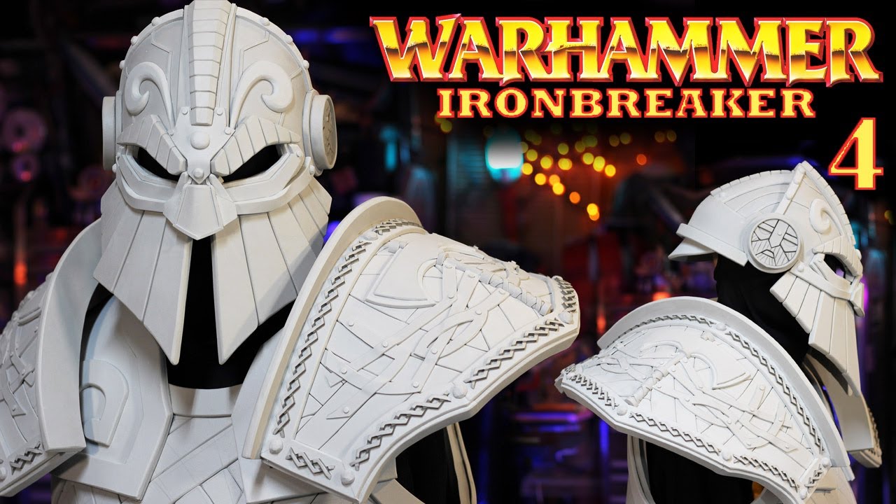 Косплей гнома-железнолома из Warhammer — Часть 4. Как сделать наплечники гнома — Бесплатные шабло...