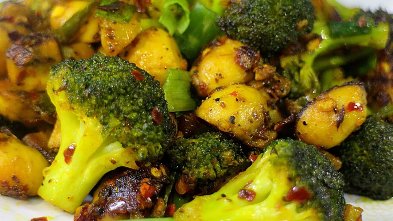 Stir Fry Broccoli & Mushroom | Healthy & Tasty Starter Recipe | Broccoli Stir Fry | Broccoli Recipe