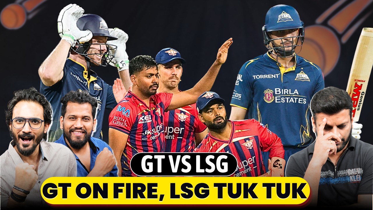 🔴LSG vs GT: SHUBMAN, BUTTLER, PRASIDH FINISH LSG. LSG TUK TUK EXPOSED. MI vs RCB NEXT.