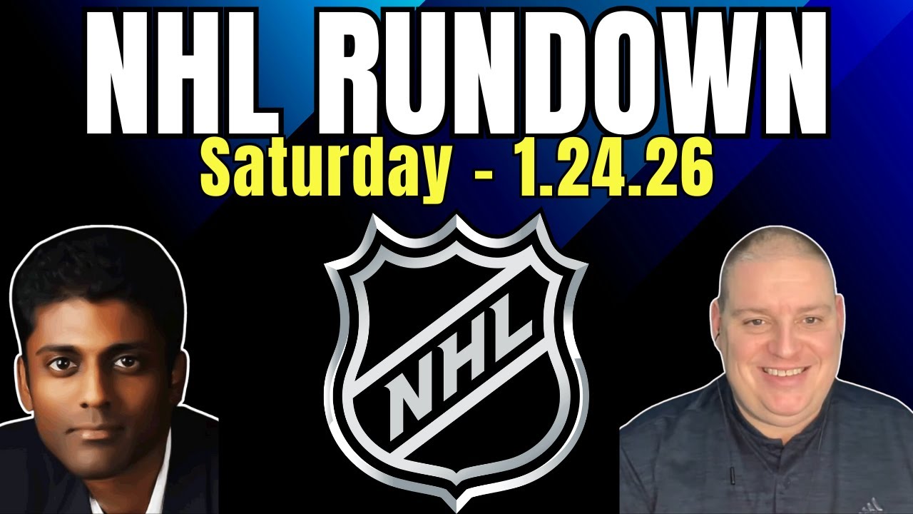 Saturday NHL Rundown - 1/24/26 l Craig Trapp & Indian Cowboy NHL Betting Picks & Predictions