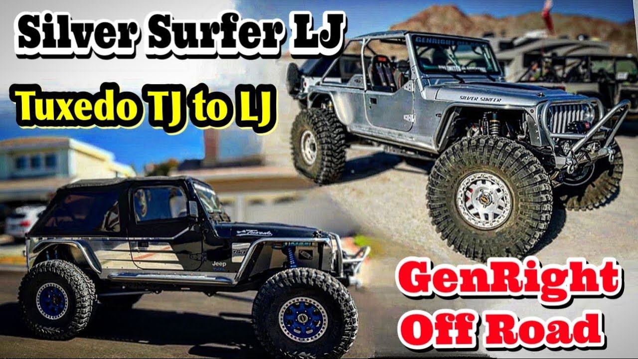 Silver Surfer Jeep LJ & Jeep TJ to LJ Tuxedo by @GenRightOffRoad