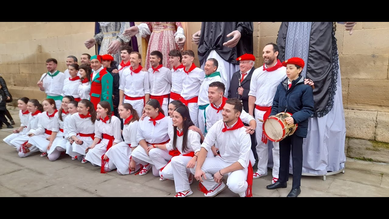 Gaiteros de Estella. Danza de los Santos Patronos, 2025