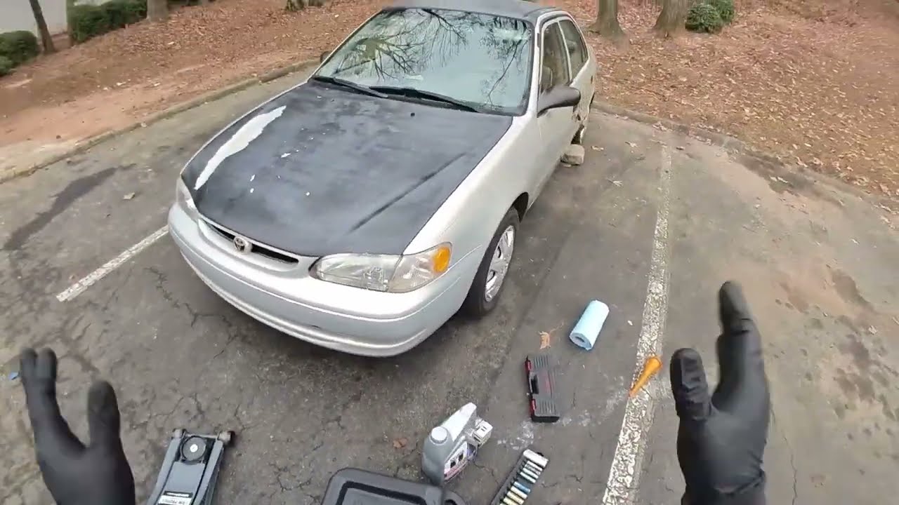 How to change the oil on a 1999 Toyota Corolla