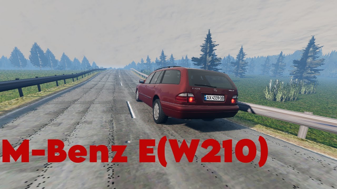 Mercedes-Benz E-Class(W210)-BeamNG Drive(#2411)