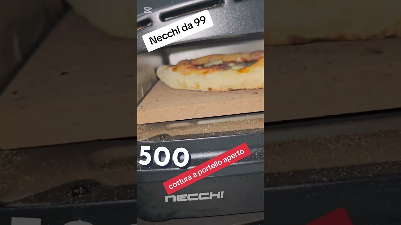 Forno Pizza Necchi revisionato a 500°. Prova cottura senza porta. Supportatemi, provo forni per voi.