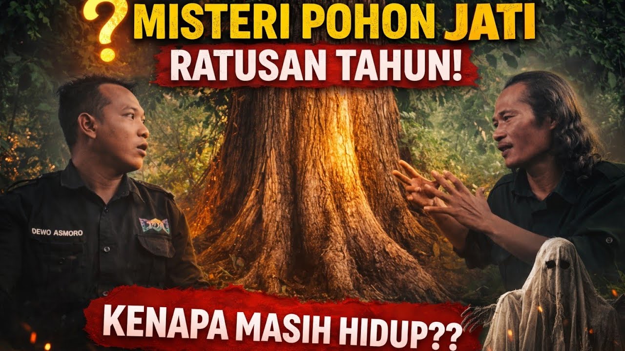 VIRAL. POHON JATI RIBUAN TAHUN KEMBALI SENDIRI. PONOROGO