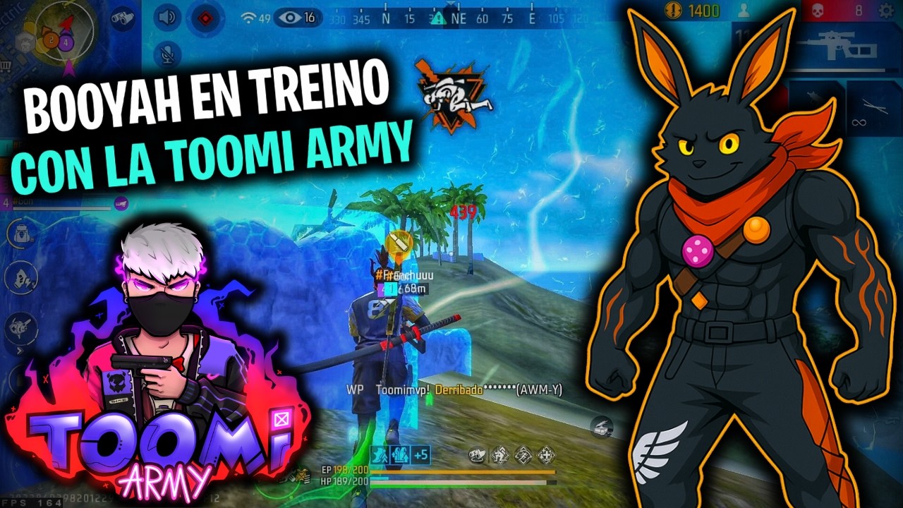 ASI ES UN BOOYAH EN TREINO PROFESIONAL CON LA TOOMI ARMY 🐐💜 | FREE FIRE 🔥