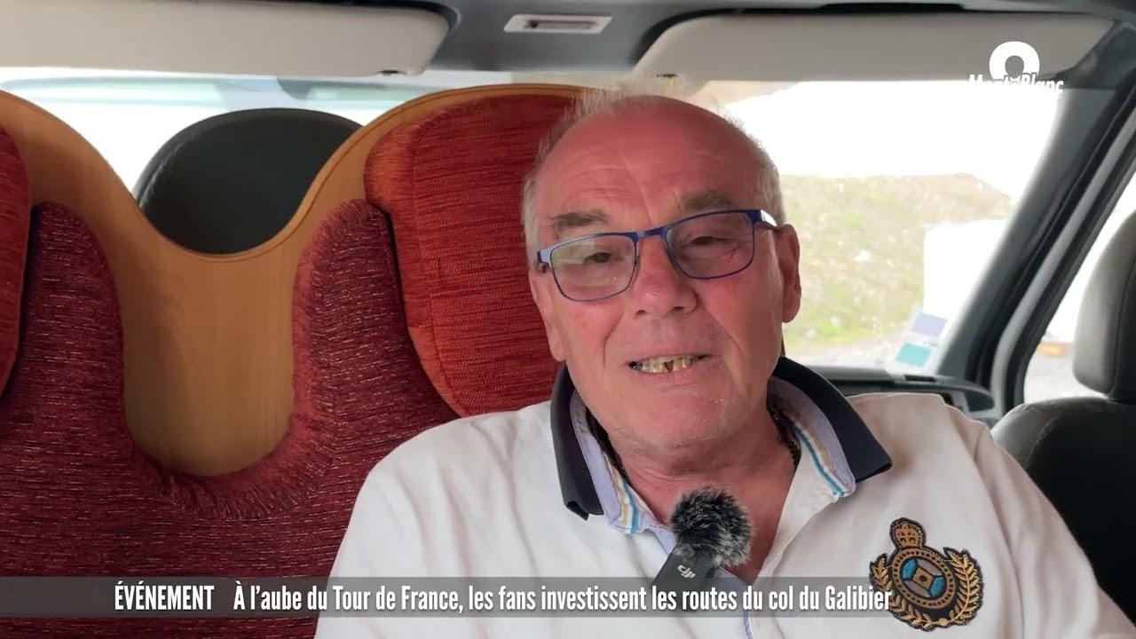 À l'aube du Tour de France, les fans investissent les routes du col du Galibier