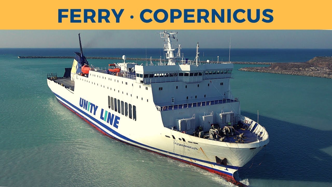 Arrival of ferry COPERNICUS in Trelleborg (Unity Line)