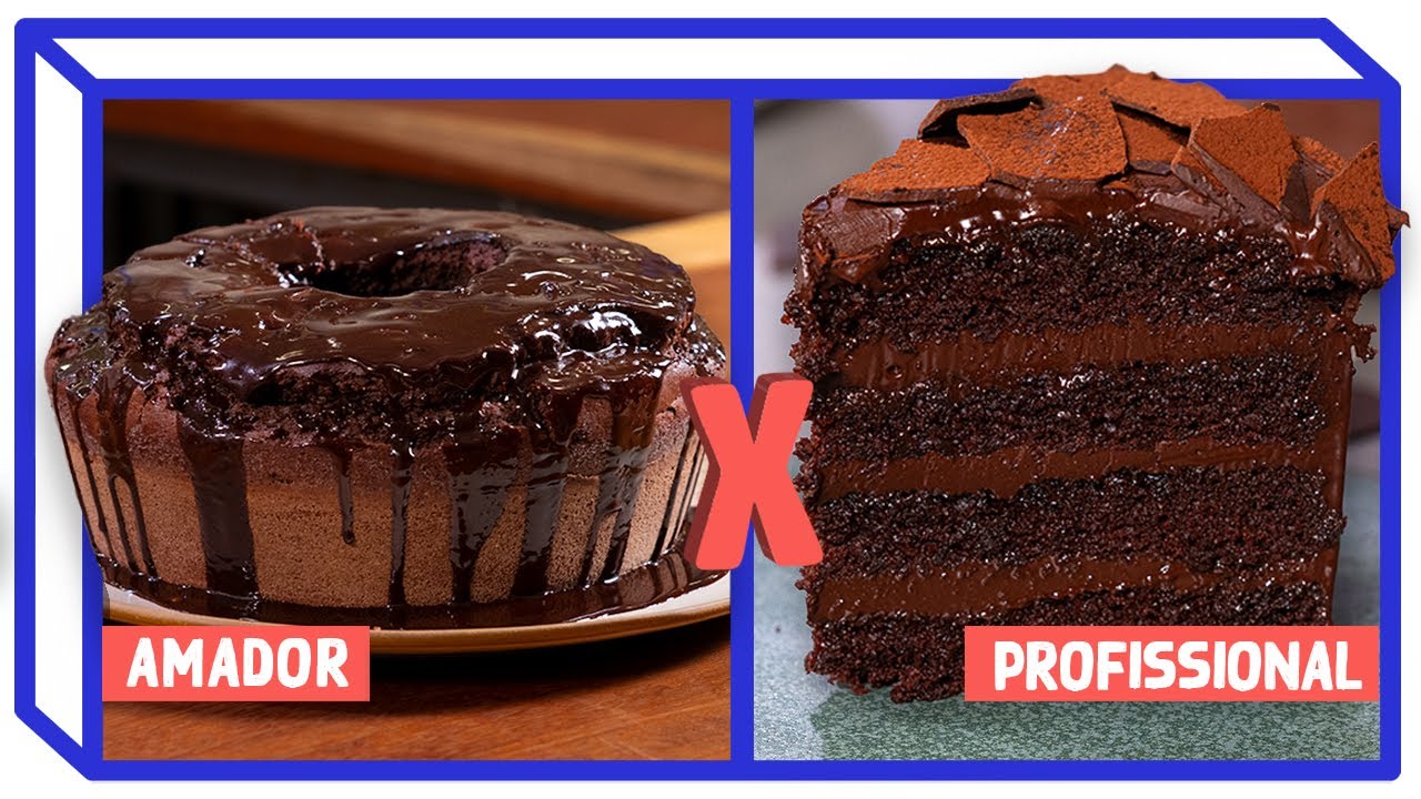 BOLO DE CHOCOLATE | Amador vs Profissional com Joyce Galvão | Mohamad Hindi
