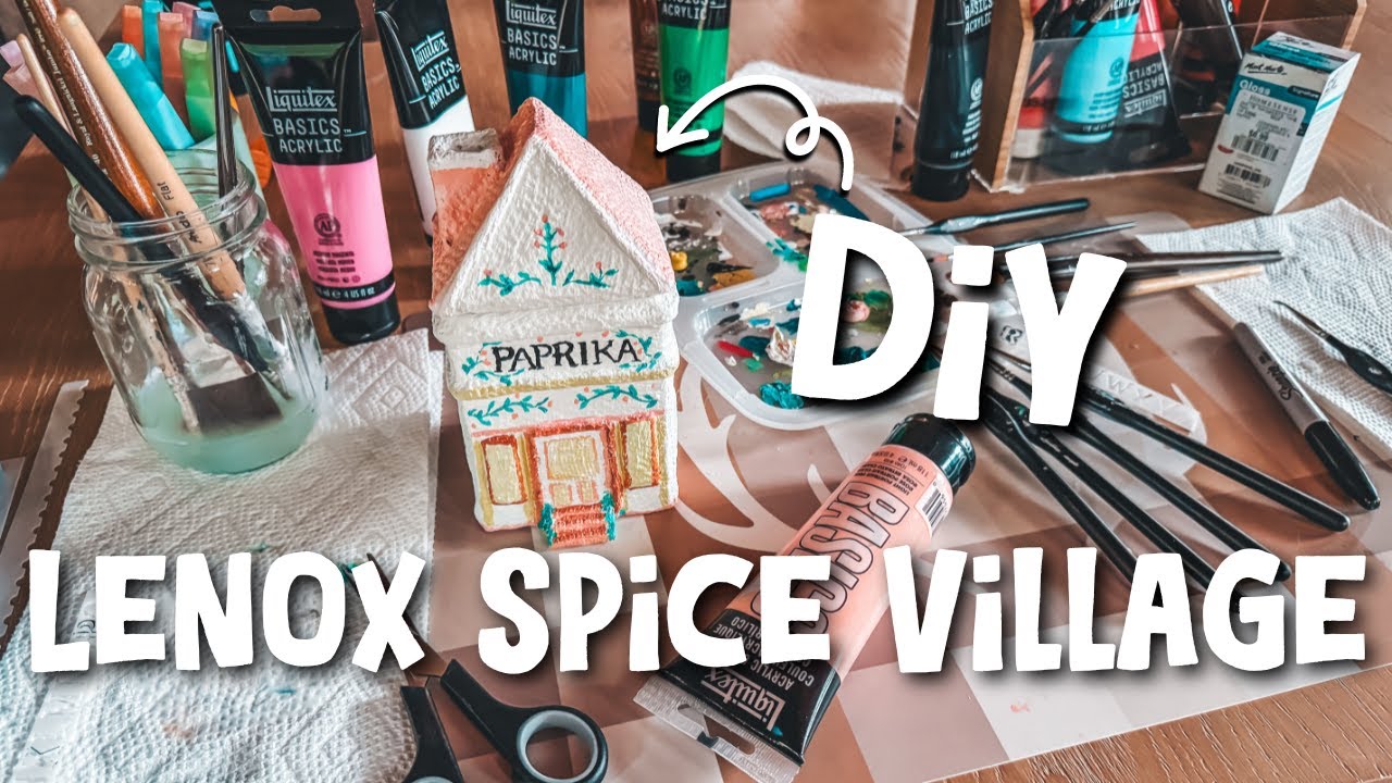 DIY Lenox Spice Village | Summer Arts & Crafts Ideas