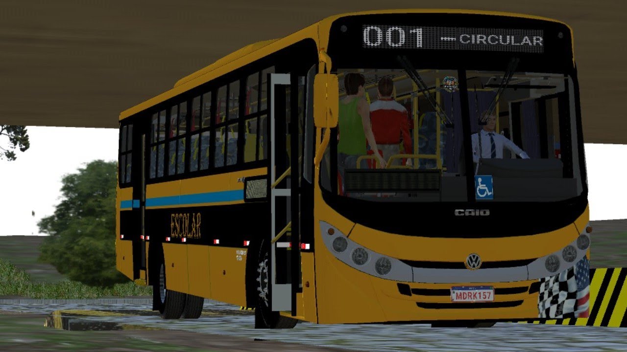 Ônibus Escolar Qualificado (Nova Geração) Apache VIP II VW | #ProtonBusSimulator (03/13/2021)