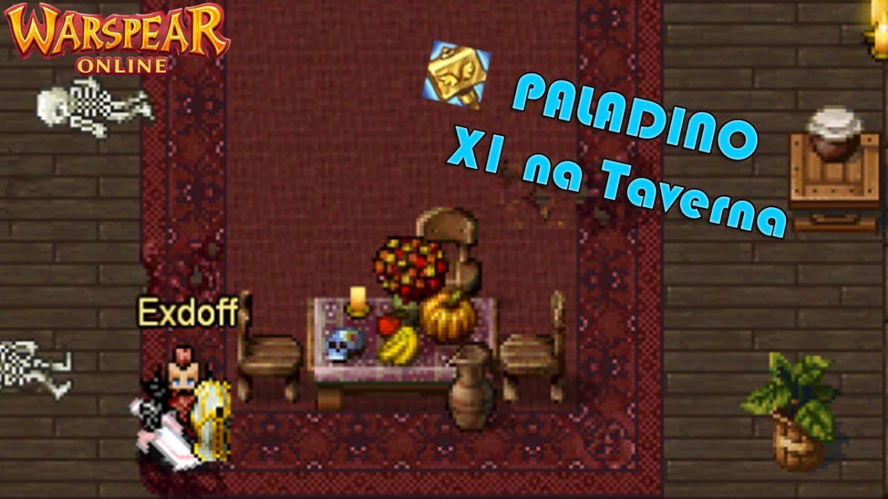 PALADINO TIRANDO X1 NA TAVERNA - WARSPEAR ONLINE