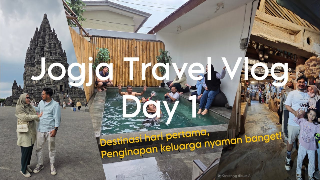 Jogja Travel Vlog, Day 1 (4D3N), Hujan tetap fun!