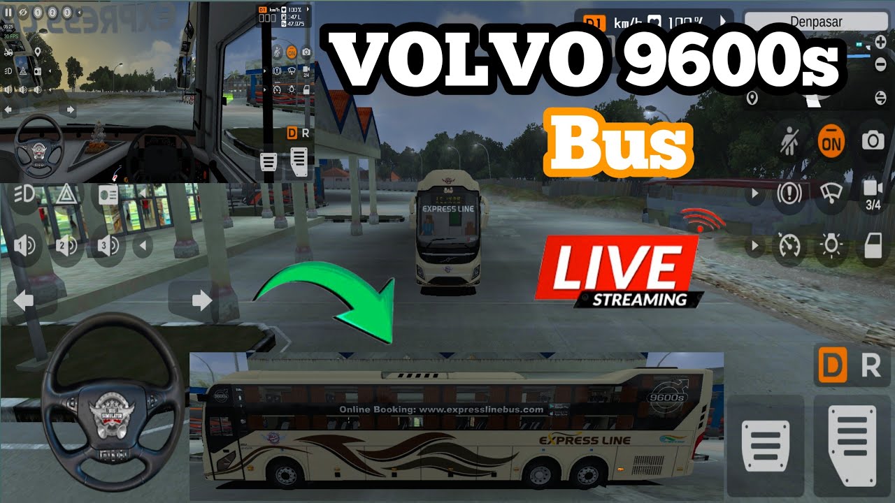 bus simulator indonesia VOLVO Bus 9600s 🚍🚍