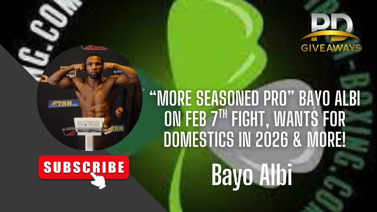 MORE SEASONED PRO&rdquo; &ndash; BAYO ALBI READY FOR FEB 7TH FIGHT, WANTS FOR BIG DOMESTIC BOUTS IN 2026 & MORE!