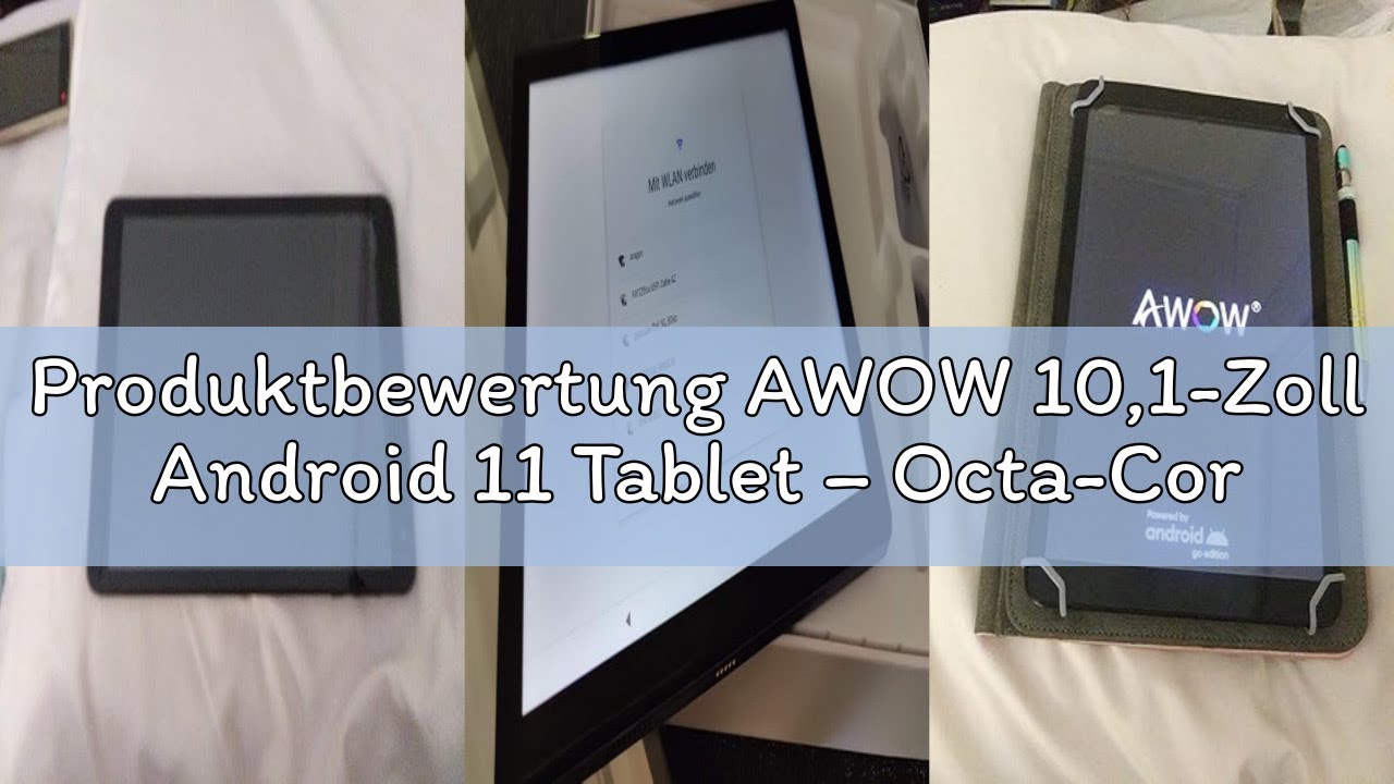 Produktbewertung AWOW 10,1-Zoll Android 11 Tablet – Octa-Core T618, 4GB RAM, 128GB Speicher, 1920×12