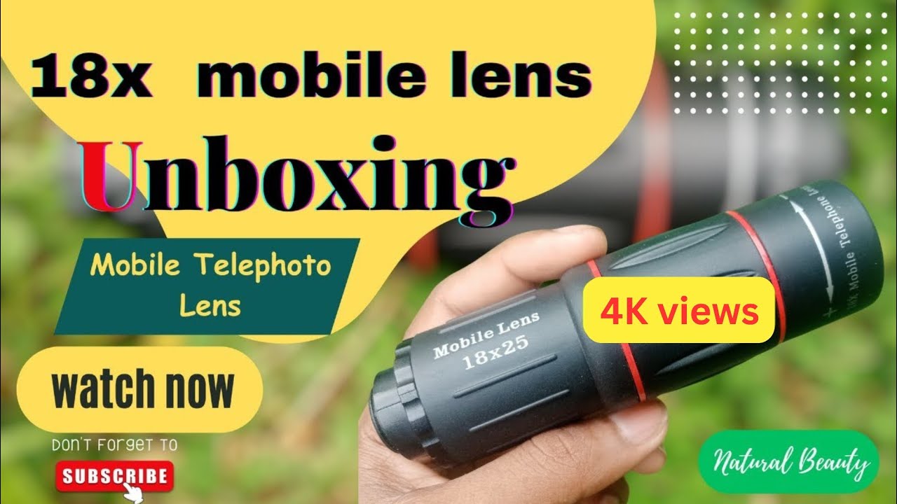 Apexel 18x NEW Super Zoom Mobile Lens Unboxing ❤️😍 #naturephotography
