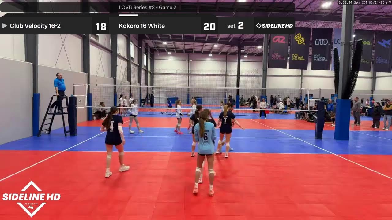 Kokoro 16 White vs. Club Velocity 16-2 (2026.03.14)