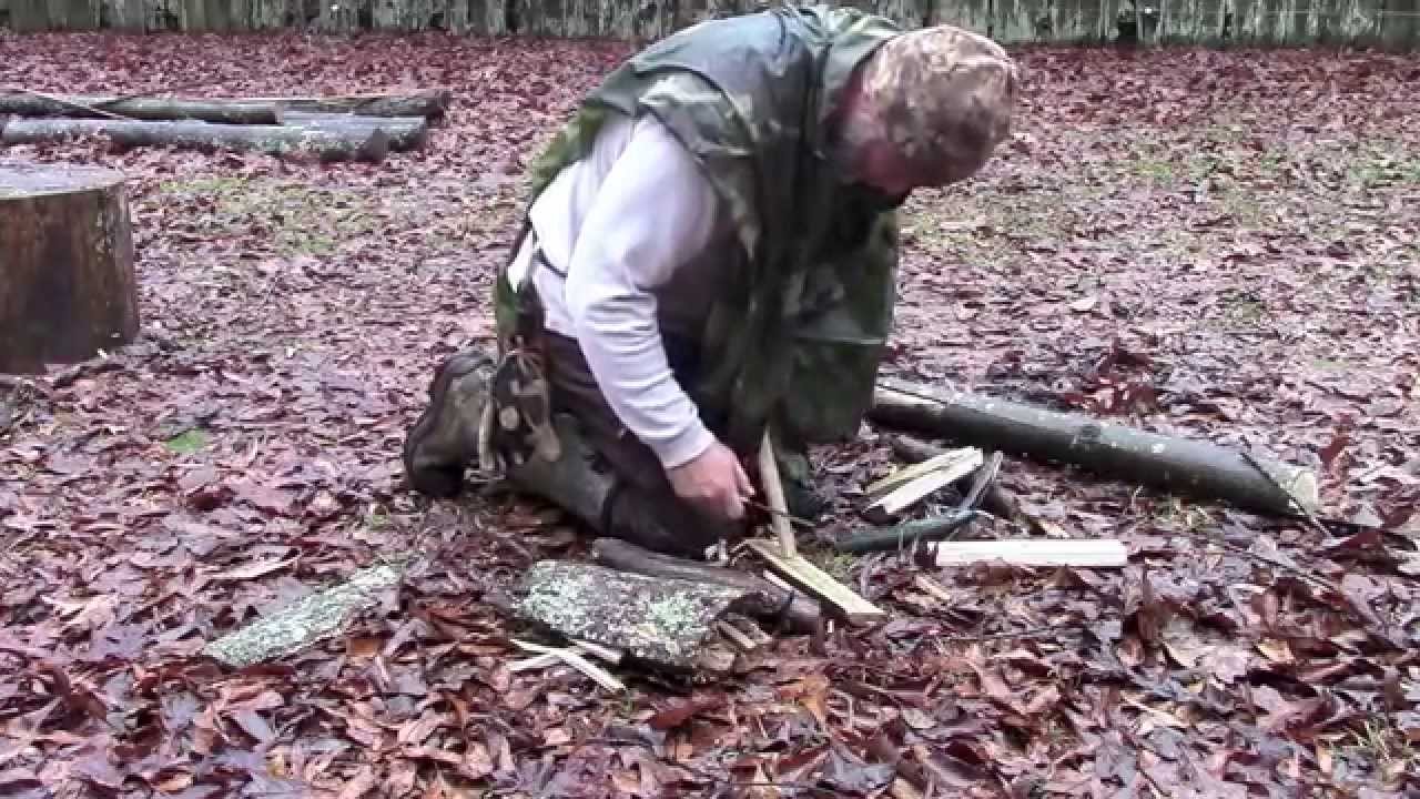One Stick Sustainable Fire in the Rain