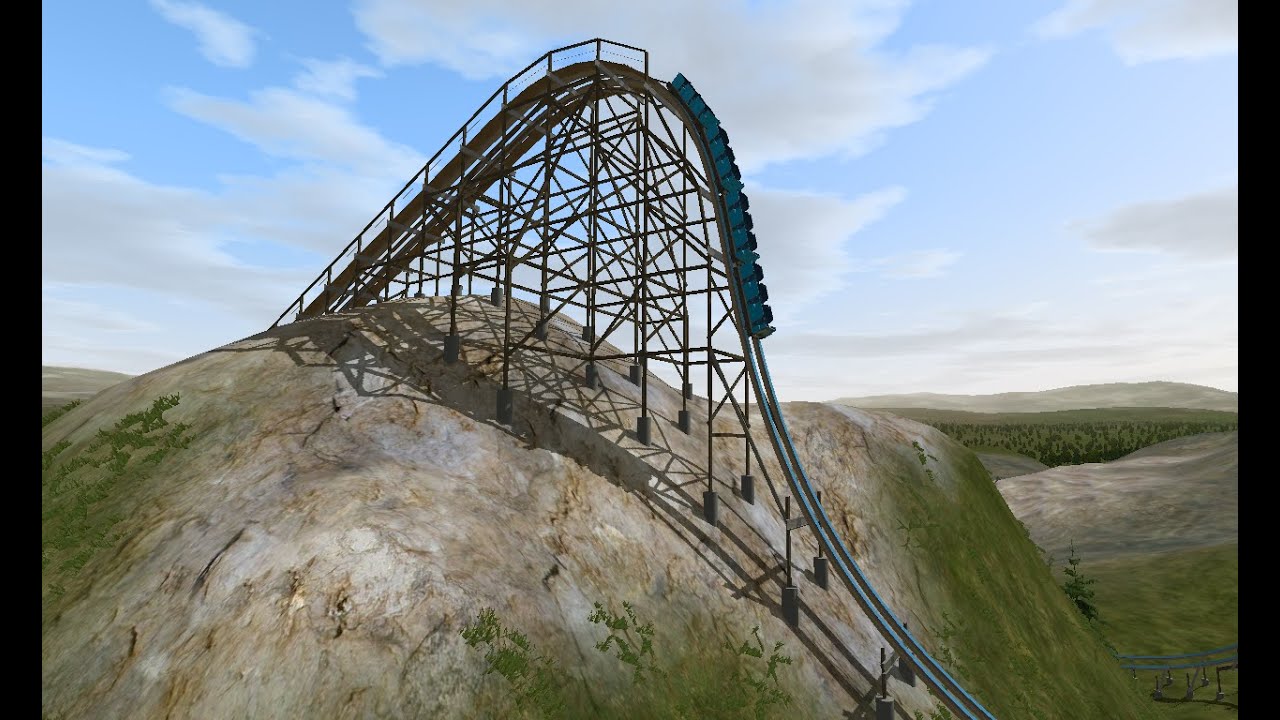 Wicked Mountain (RMC Hybrid) NoLimits roller coaster 2