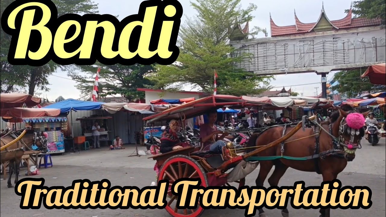 Naik Bendi ke Masjid Raya Gantiang Padang@Ami Mila Aira #jalanjalan #wisatareligi #masjid #bendi