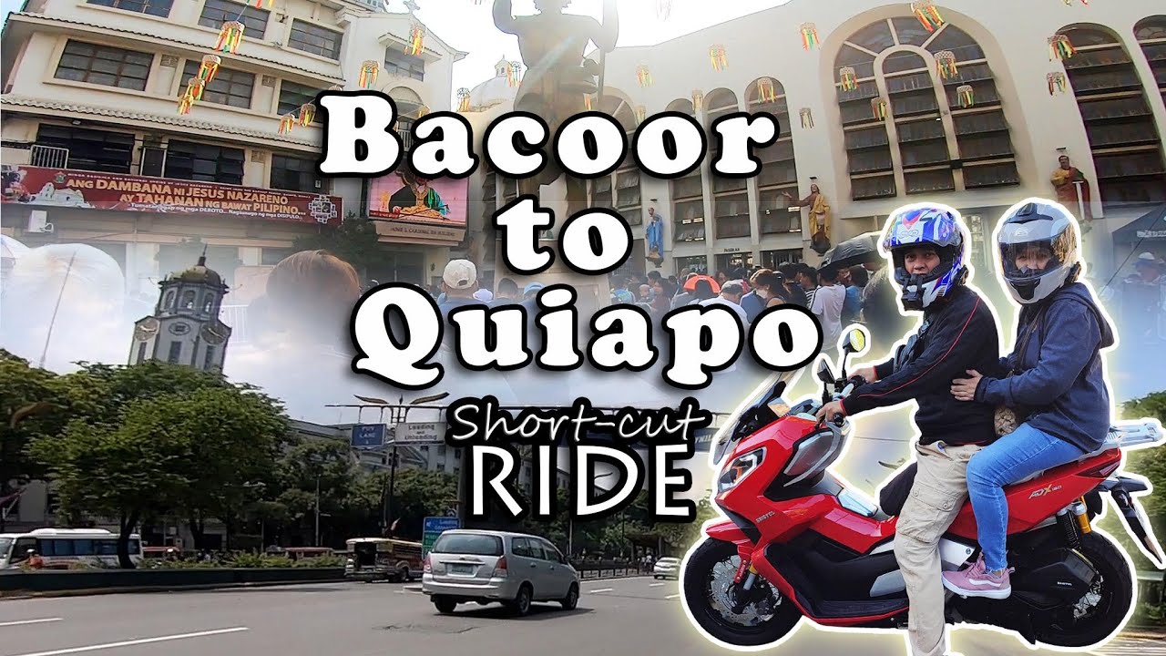 Bacoor City to Quiapo Manila Shortcut Ride  #foryou #fyp #ridesafe #gopro #manila #quiapochurch