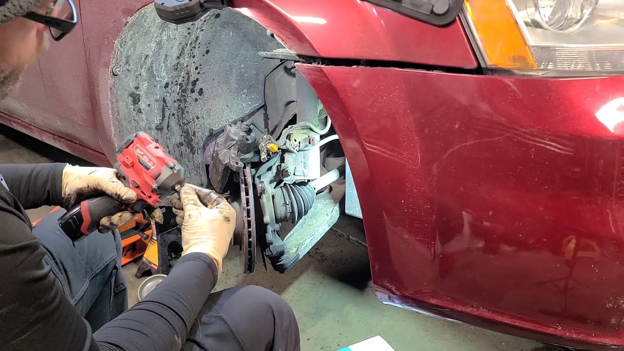 2008 - 14 Dodge Avenger 2.4l front brake Caliper replacement