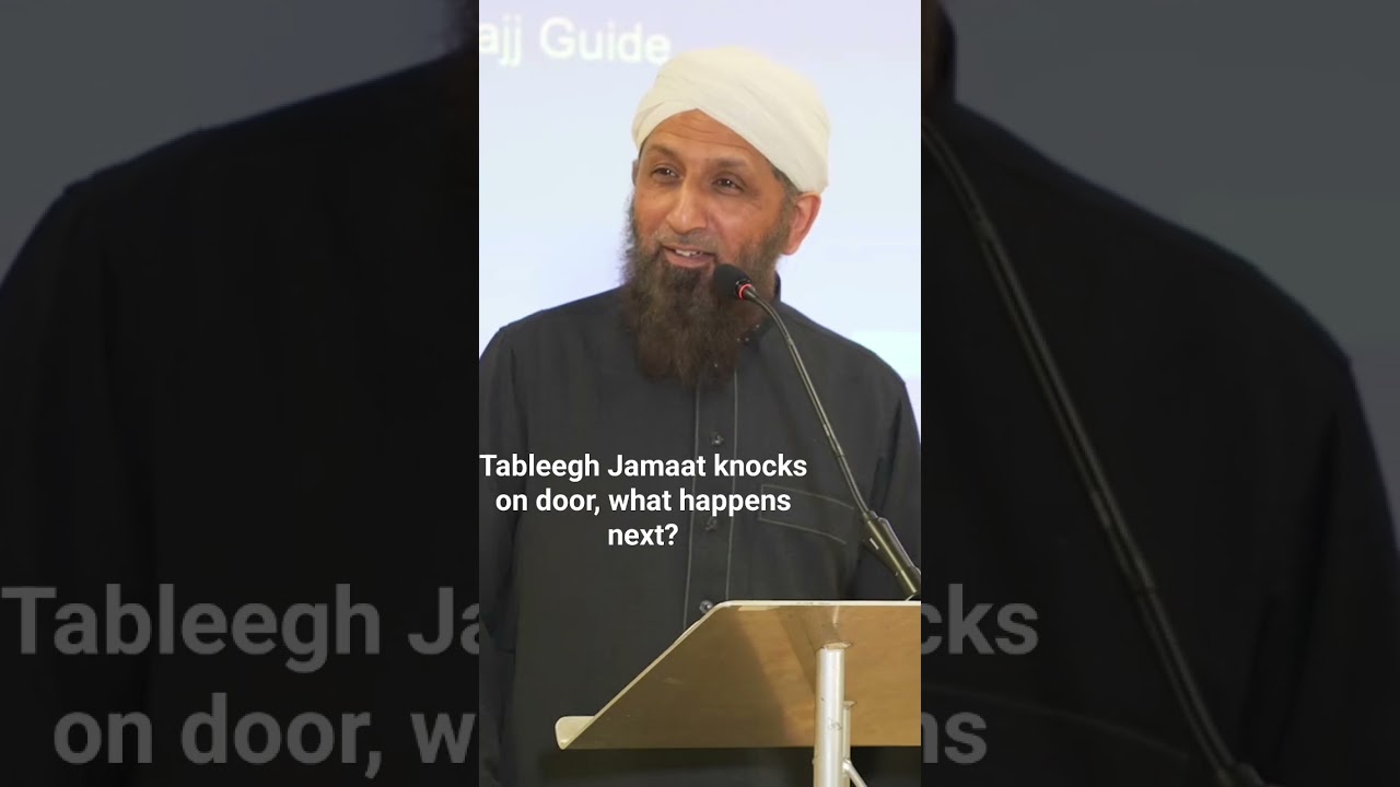 Tableegh Jamaat стучит в дверь, сын открывает и говорит: 