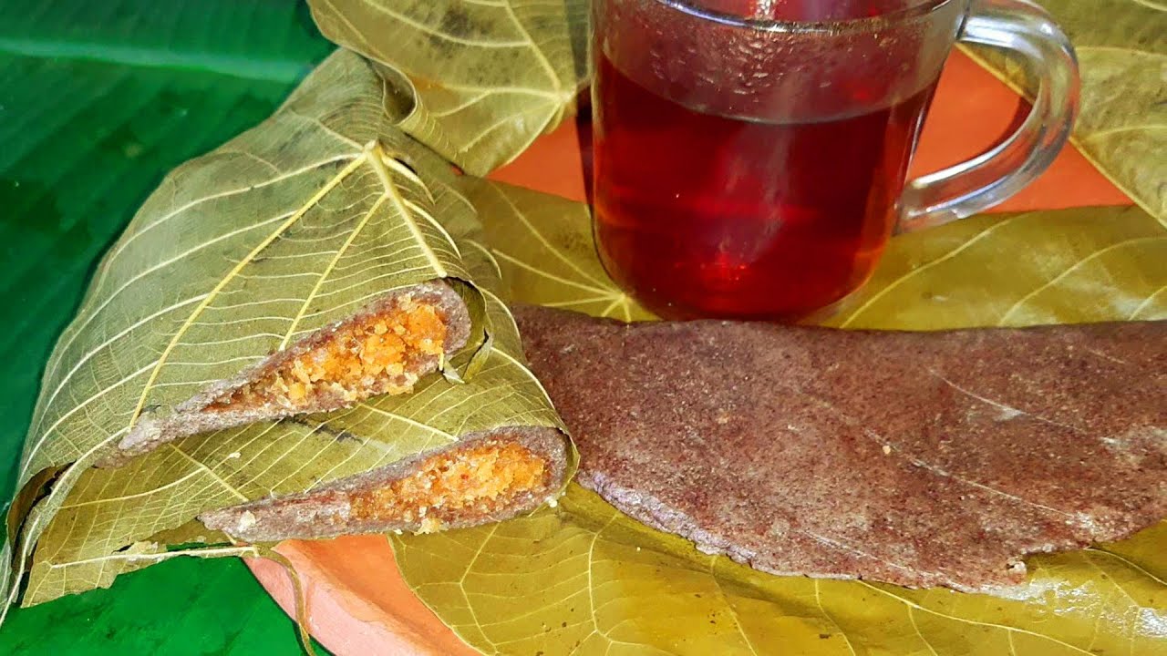 Halapa sinhala recipes - Sri lankan village food kurakkan halapa cooking by village mother, හැලප කමු