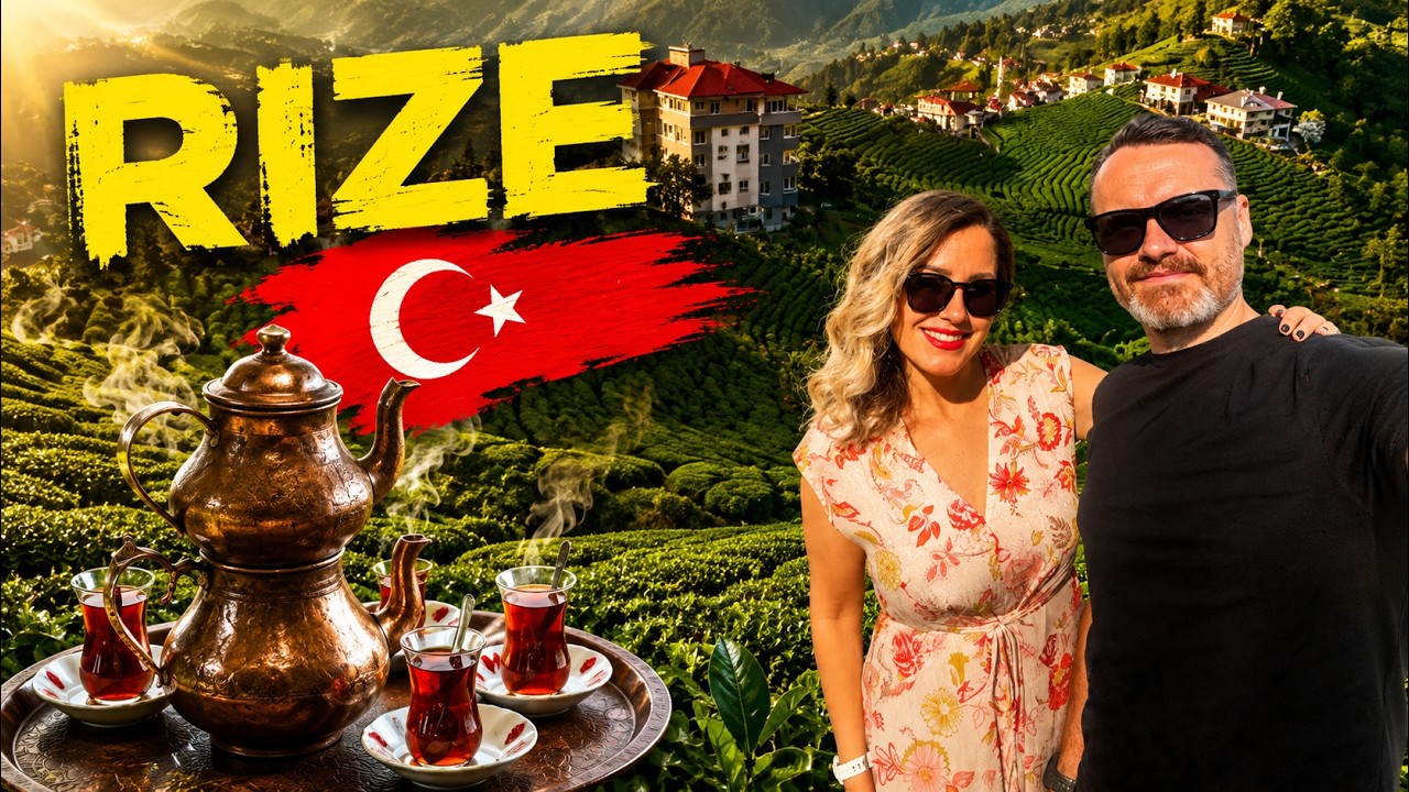 Plantațiile de ceai din TURCIA ne-au lăsat fără cuvinte! Aici se naște ceaiul turcesc | Rize, Turcia