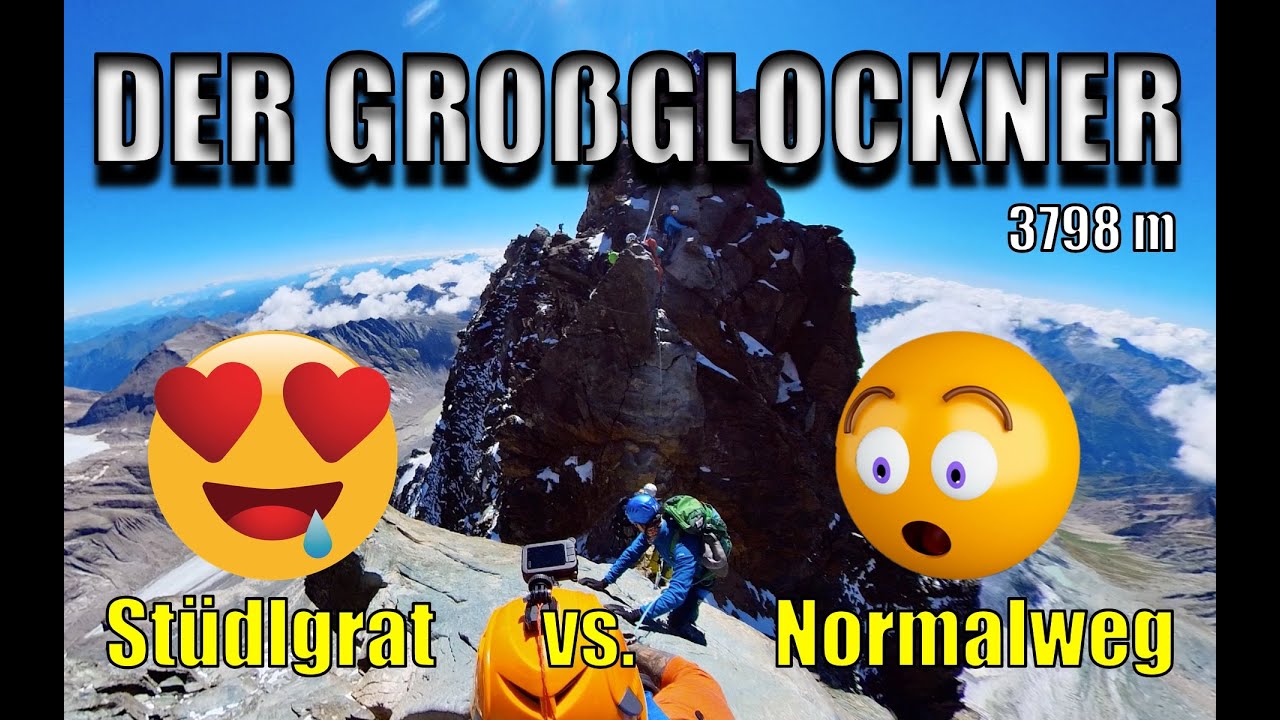😱🥵NORMALWEG ÜBERLAUFEN | Der Großglockner über Stüdlgrat und Normalweg zurück