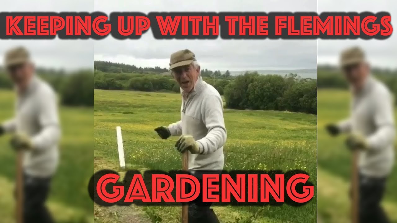 Season 3 | Episode 1 | of “Keeping Up with the Flemings” 😂😂 - Gardening ❤️🌳🔨 #wheelbarra #greathelp