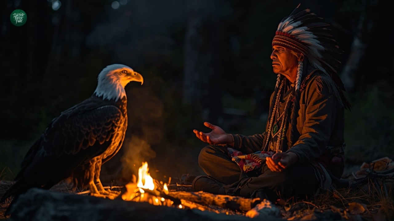 Eagle Spirit Flute • Silent Watch in the Night (1 Hour)