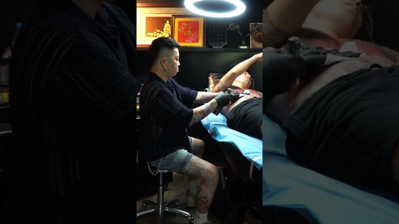 công việc mỗi ngày tại lamviettattoo xăm hình 255 lâm du long biên hà nội
