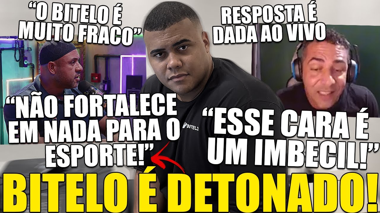 TRETA! BITELO E DORIA S&Atilde;O DETONADOS E RESPOSTA &Eacute; DADA AO VIVO AP&Oacute;S FALAS DE EX ATLETA