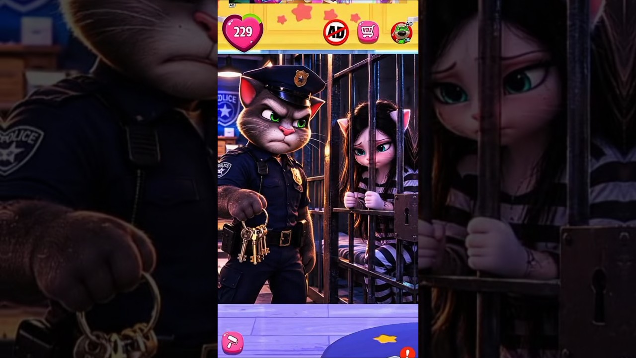 tom imprisoned angela 😭😭 #game #mytalkingangela2 #viral #cosplay #games #mytalkingtom