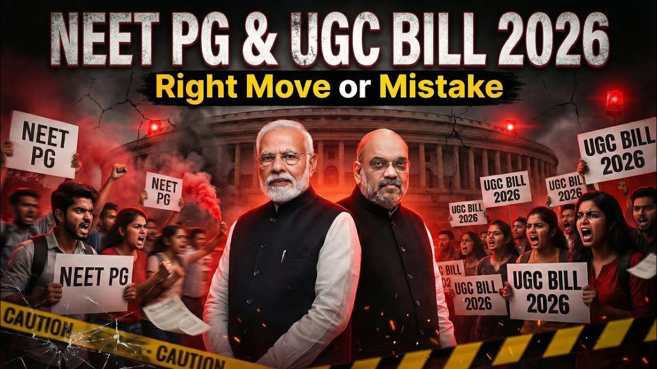  UGC Bill 2026 & NEET PG Crisis  Explained | What Students Must Know