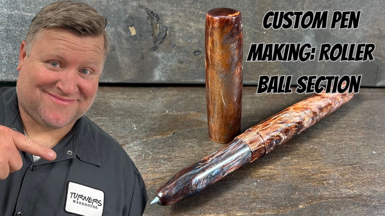 Custom/Bespoke Pen Making- RollerBall Section,       Kitless Bespoke Pen Making