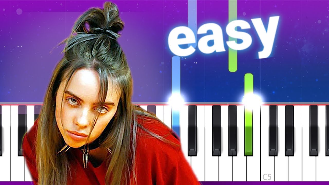 Billie Eilish - all the good girls go to hell (100% EASY PIANO TUTORIAL)