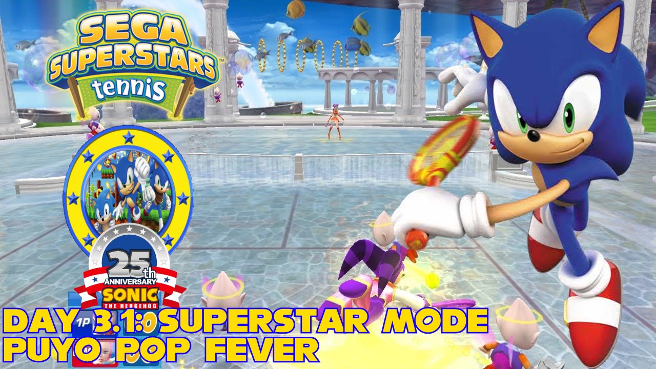 SEGA Superstars Tennis | Day 3.1 | Superstars Mode | Puyo Pop Fever | #Wimbledon2016