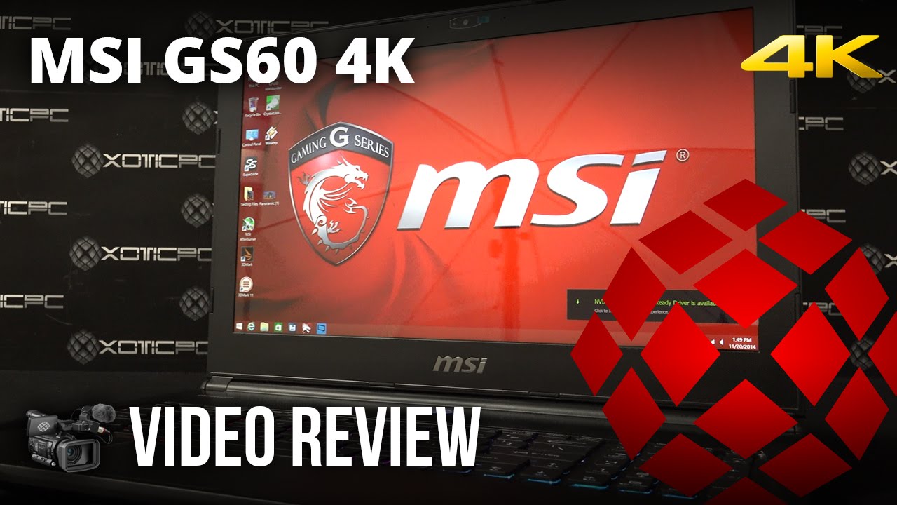 MSI GS60 Ghost Pro 4K-080 - Review by XOTIC PC