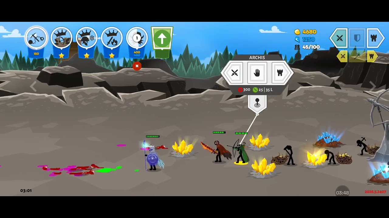 I lost for the first time trying to complete the mission of the four generals 