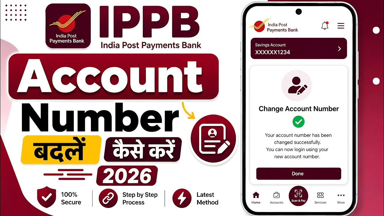 Ippb Account Mobile Number Change Kaise Kare | Change Mobile Number in India Post Payments Bank 2026