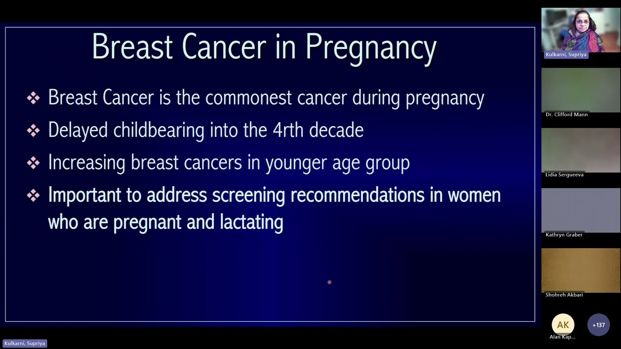 Breast Imaging in Pregnant and Lactating Patients: OBSP Screening Recommendations