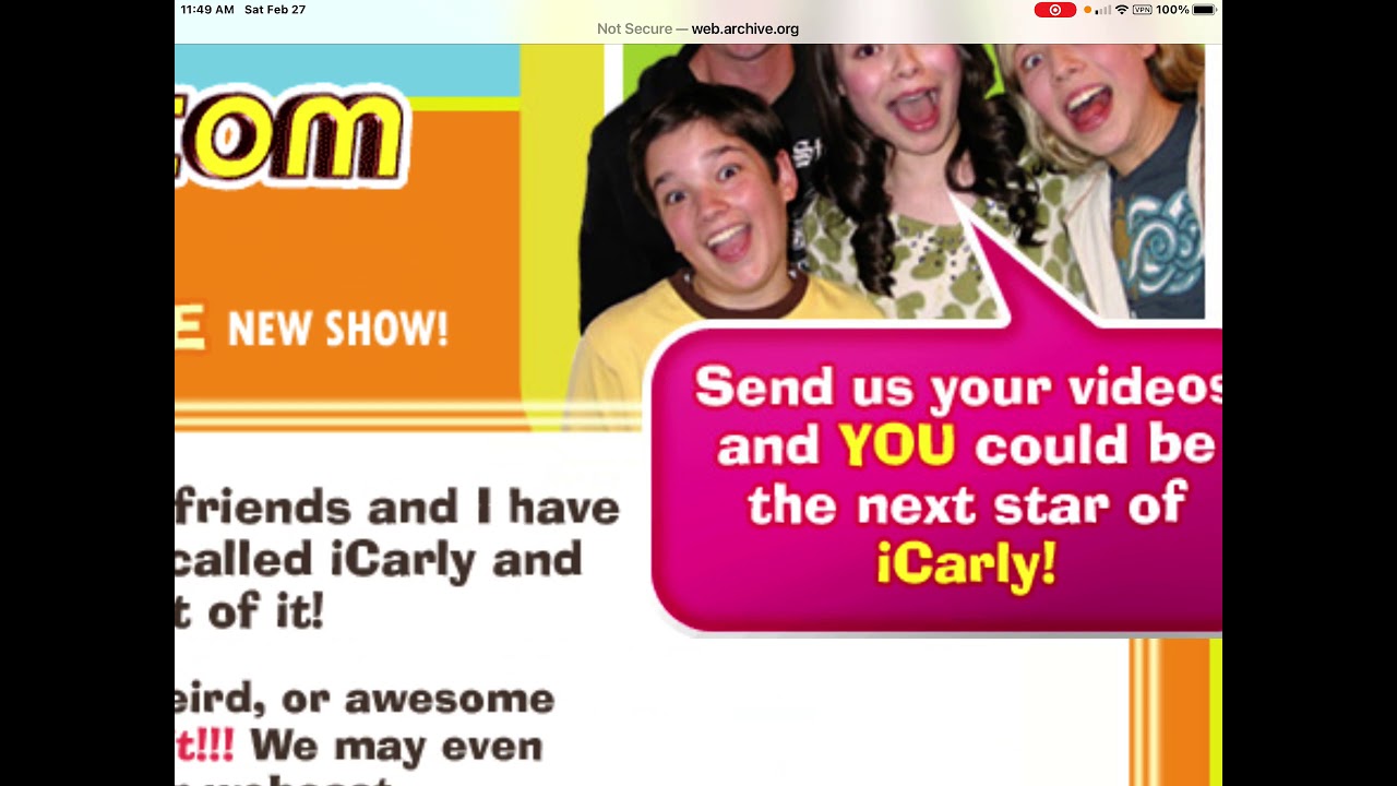 How to go to Icarly.com 2021