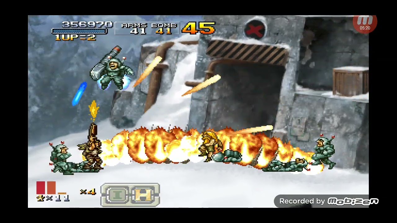 Metal Slug XX mission 6 Eri without die
