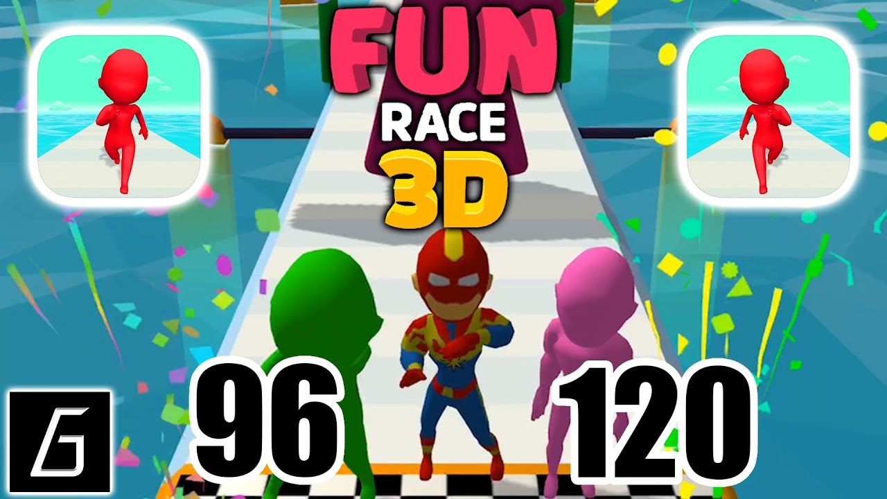 Fun Race 3D | Gameplay Part 6 | Level (96 - 120) + Bonus