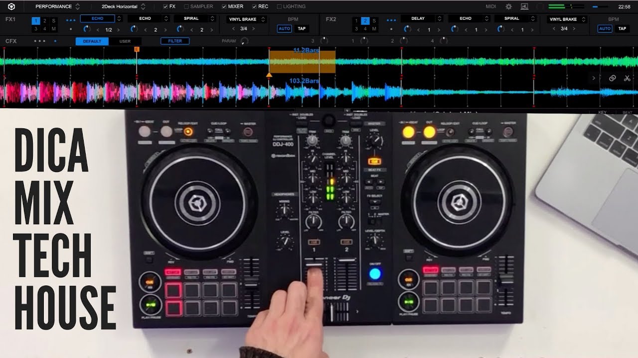 DJ, dica de mixagem de Tech House no controlador DDJ 400